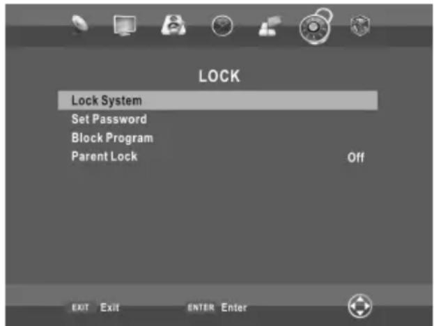 CHANGHONG EF22F718 - Wachtwoord instellen - 1