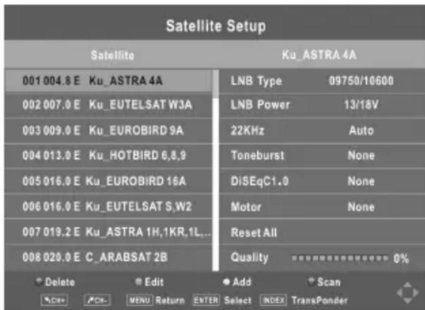 CHANGHONG EF22F868SD - Satellietinstelling - 2