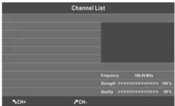 CHANGHONG EF22F868SD - Liste chaîne - 1