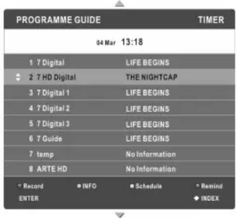 CHANGHONG EF24F888SD - GUIDUL PROGRAMULUI (în mod DTV) - 1