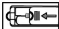 CHANGHONG EF24F888SD - Batterijen plaatsen in de afstandsbediening - 3