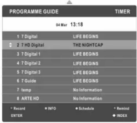 CHANGHONG EF24F868SD - GUIDUL PROGRAMULUI (în mod DTV) - 1