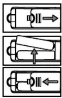 CHANGHONG EF24F898S - Sostituzione delle batterie - 1