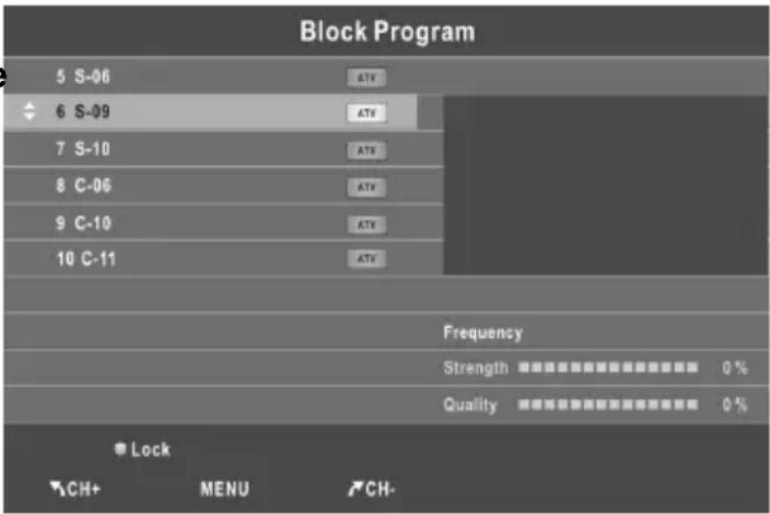 CHANGHONG EF24F898S - BLOKKEER PROGRAMMA(in de TV/DTV modus) - 1