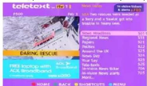 CHANGHONG EF32T718D - MHEG5 (solo disponible in R.U.) - 2