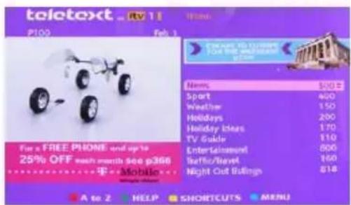 CHANGHONG EF32T718D - MHEG5 (nur in Großbritannien und Nordirland verfügbar) - 1