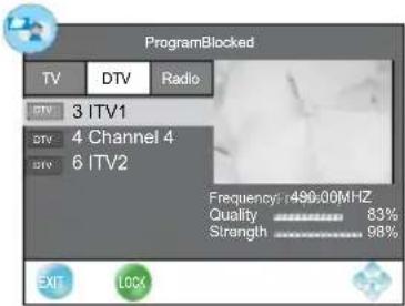 CHANGHONG EF32T718D - - Program Blocked (in modalità di TV, DTV) - 1