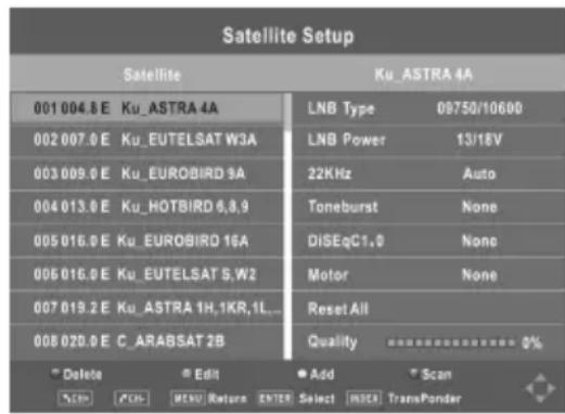 CHANGHONG EF32F868S - Satelliteneinstellung - 2