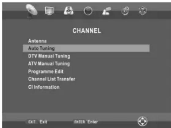 CHANGHONG EF32F868S - Recherche auto - 1