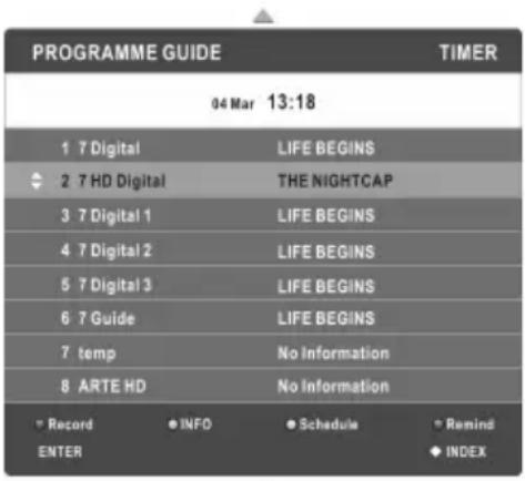 CHANGHONG EF42F868S - Guida programmi (In modalita\` DTV) - 1