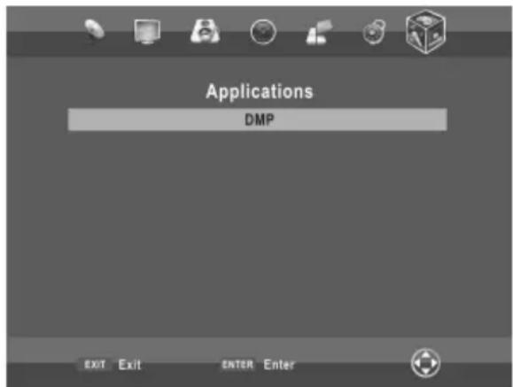 Applications DMP EXIT Exit ENTER Enter