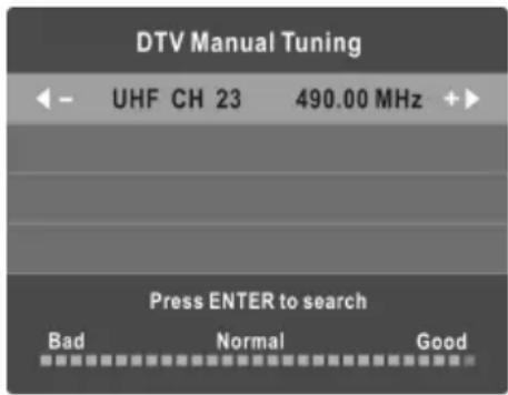 CHANGHONG ET32F718EC - - Manuale di sintonizzazione DTV - 1