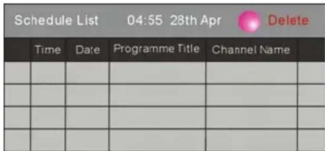 Odys Mono X26 - SCHEDULE (Programar) - 1