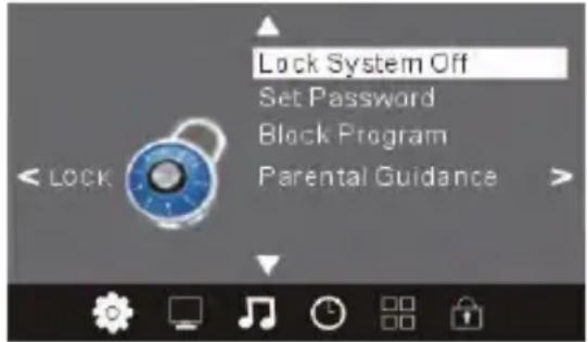 Odys Mono X26 - Menu Bloquear (LOCK) - 1