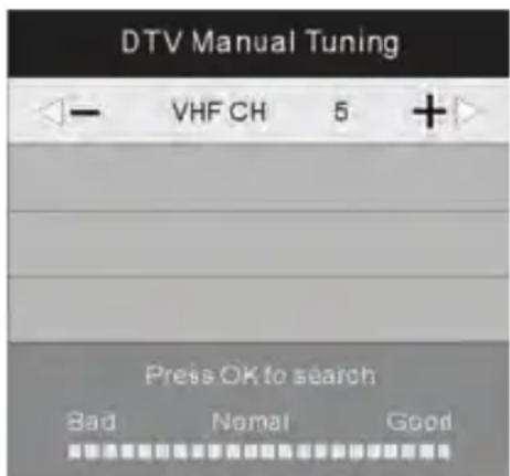 Odys Mono X26 - 2) DTV manuelle Sendereinstellung: - 2