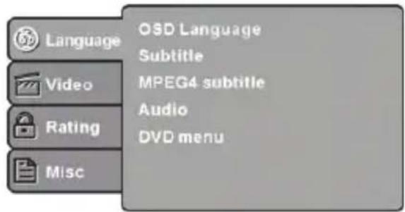 Odys Mono X26 - CHOIX DE LA LANGUE - 1