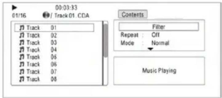 Odys Mono X26 - Settings during file playback - 1