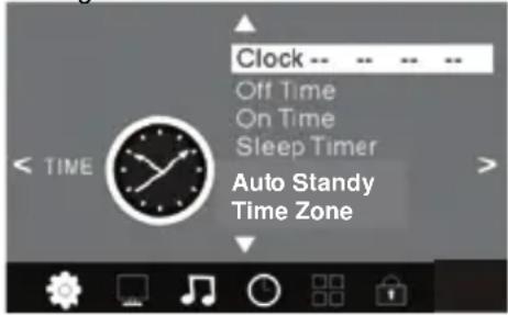 Odys Mono X26 - Menu Zeit - 1
