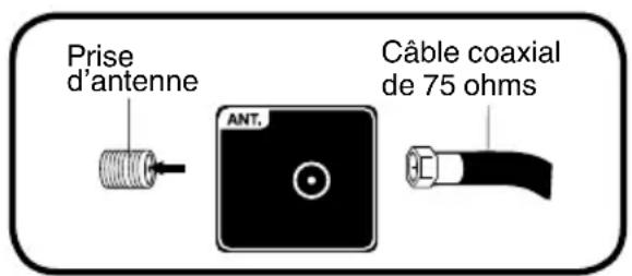 SANSUI SLED2237 - Raccordement au réseau de câblodistribution - 1