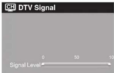 SANSUI SLED2237 - Checking the digital signal strength - 1