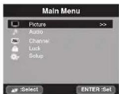 SANSUI SLED3900 - Guide rapide pour les opérations menu - 1