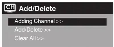 SANSUI SLED3900 - Adding Channel - 1