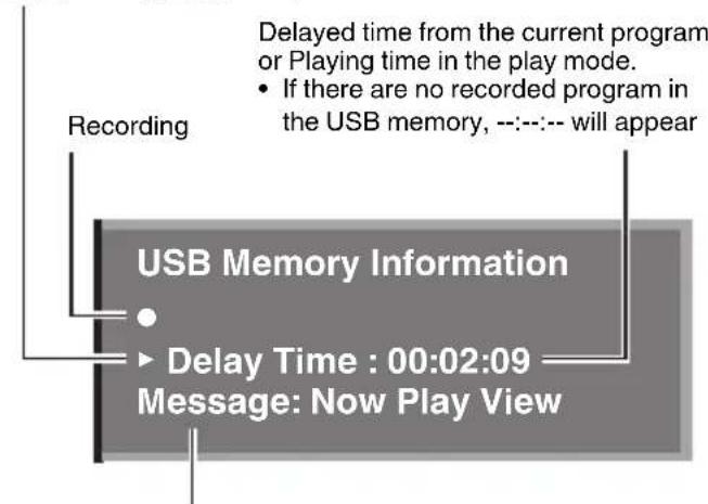 SANSUI SLED3900 - USB status display - 1