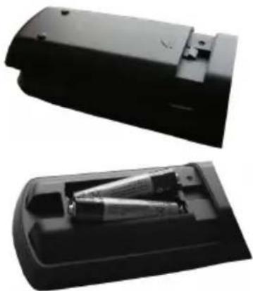 SCHAUB LORENZ 26LED4800CT - Installazione delle batterie nel telecomando - 1