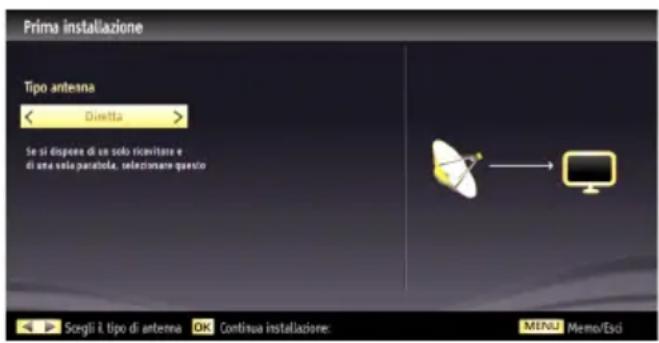 SCHAUB LORENZ 26LED4800CT - Installazione satellite - 1