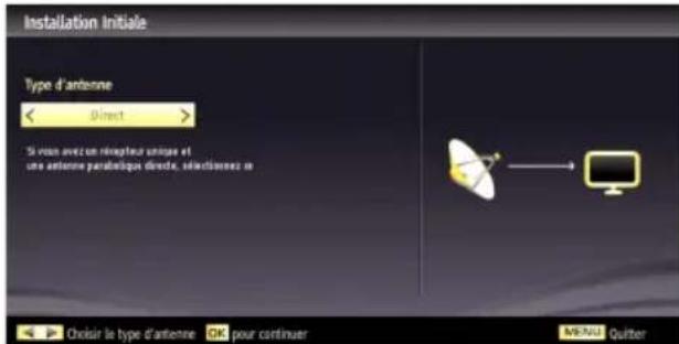 SCHAUB LORENZ 26LED4800CT - Installation du Satellite - 1
