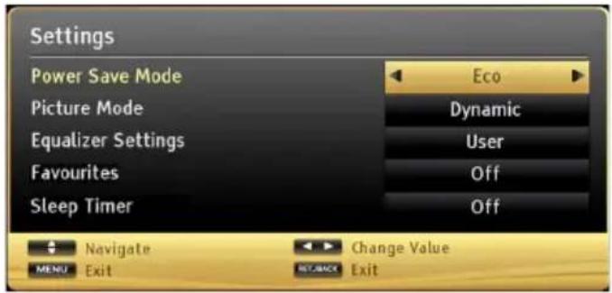 SCHAUB LORENZ 26LEE4900 - Quick Menu - 1