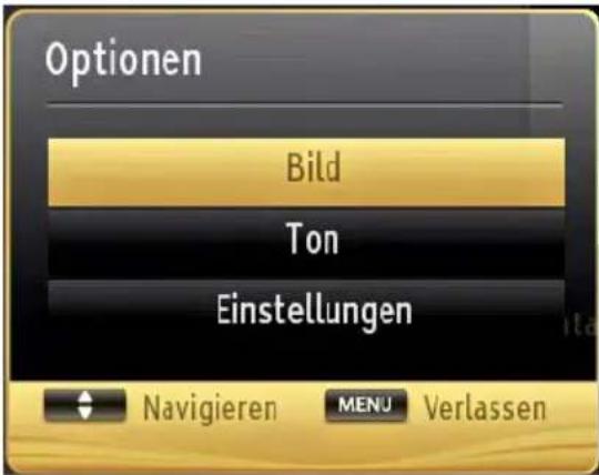 SCHAUB LORENZ 32LEE6900 - Das Benutzen der Taste MENU im Media-Browser-Modus - 1