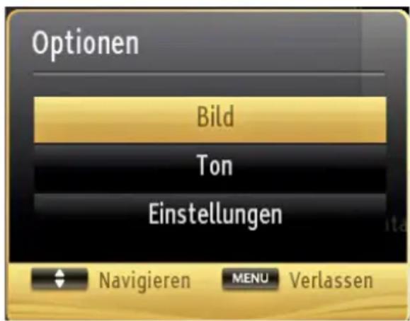 SCHAUB LORENZ 40LEE6800 - Das Benutzen der Taste MENU im Media-Browser-Modus - 1