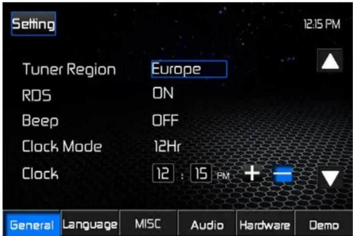 AUDIOVOX VME 9415 - MENUDECONFIGURATION - 1