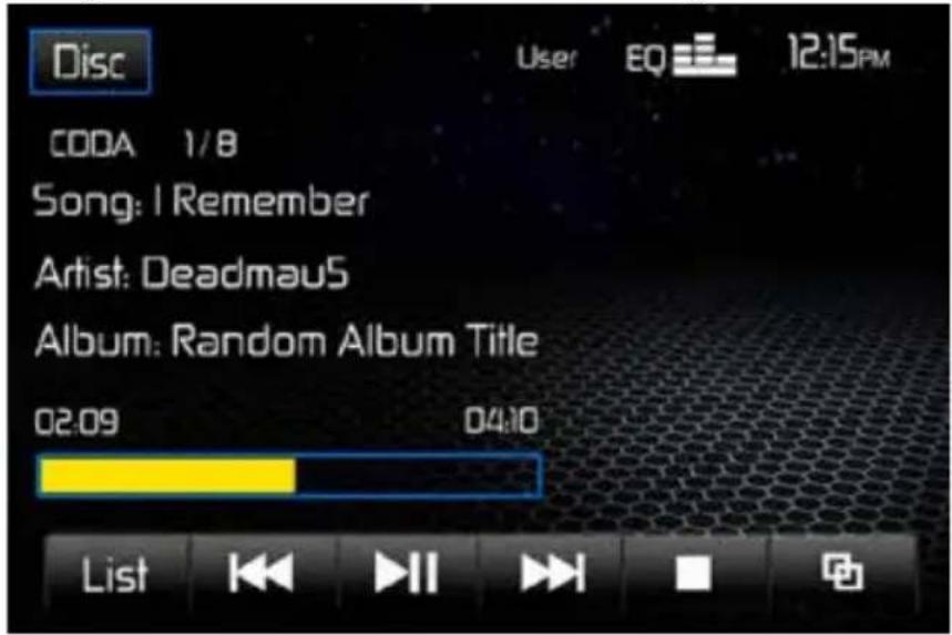 AUDIOVOX VME 9415 - CD-MENU - 1