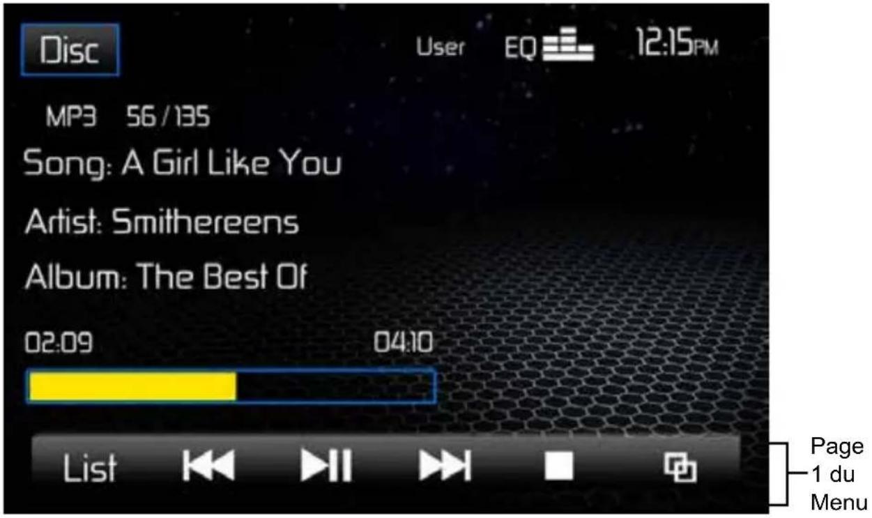 AUDIOVOX VME 9415 - Écran MP3/WMA/XVID/DIVX TFT - 1