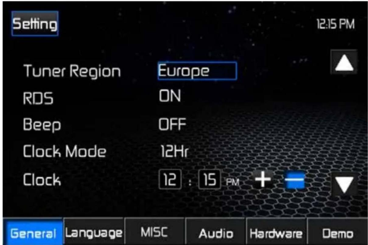 AUDIOVOX VME 9415 - Aufrufen des Setup-Menus: - 1