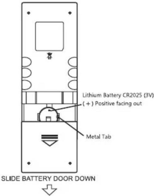 AUDIOVOX VXE 3010 - Entnehmen der Batterie - 1