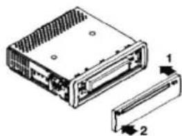 CLATRONIC AR 735 - Installation Please install the car radio as shown below - 3