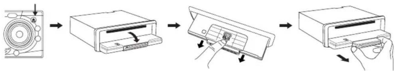 TOKAI LAR301RM - ENLEVER LE LECTEUR FLASH - 1