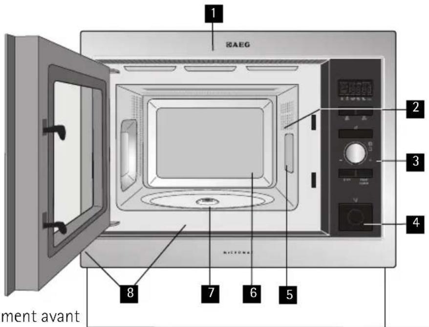 AEG MC1753E - Four micro-ondes et accessoires - 1
