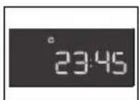 AEG MC2665E - Configuración del tiempo con el reloj:puesto en hora - 2