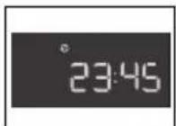 Justering af tiden när uret er sat 2