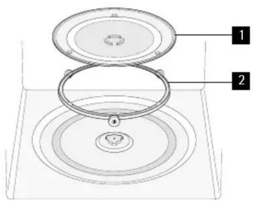VUE D'ENSEMBLE DE L'APPAREIL Four micro-ondes et accessoires 3