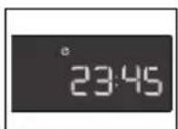 Änderung der Uhrzeit bei eingestellter Uhr 2