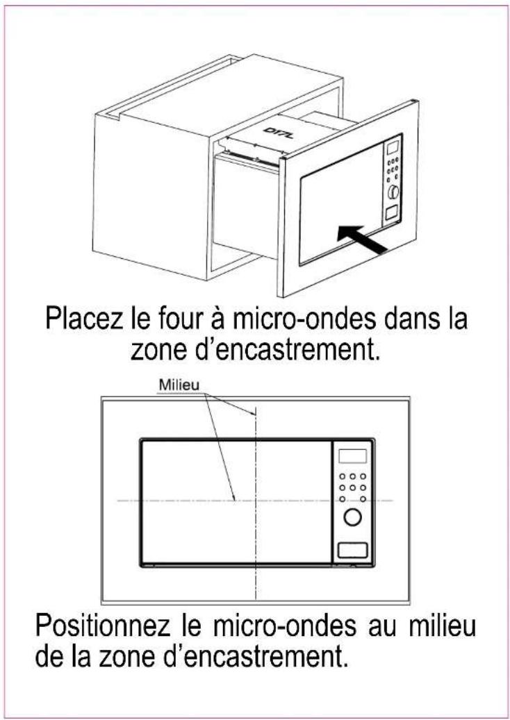 Galanz D70H20ETPM9RR02 - INSTALLATION DE L'APPAREIL - 7