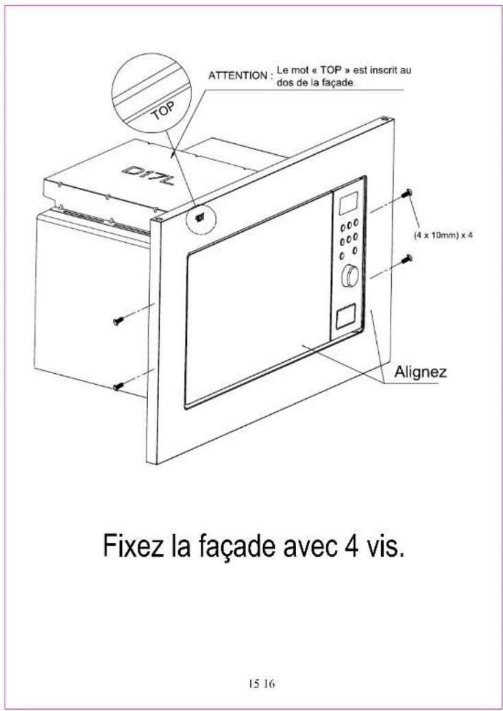 Galanz D70H20ETPM9RR02 - INSTALLATION DE L'APPAREIL - 6