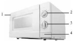 Galanz P70B17PTE - CE FOUR A MICRO-ONDES N'EST DESTINE QU'A UN USAGE DOMESTIQUE - 1