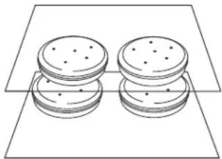 MAYTAG MMW7730DS - Positions des grilles et plats pour les gâteaux à étages pour fours avec ou sans convection de 30" (76,2 cm) - 2