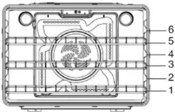 MAYTAG MMW7730DS - Pour replacer les grilles de four : - 1